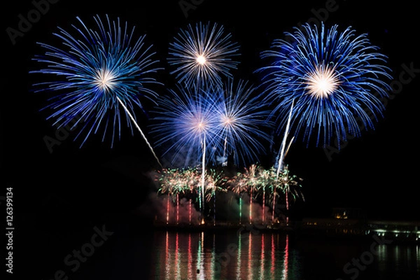 Fototapeta Konkurs fajerwerków Madera