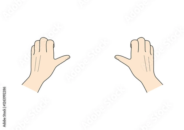 Fototapeta hand_130_colour