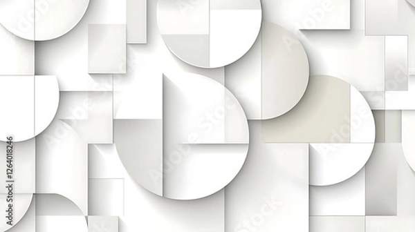 Obraz Abstract geometric shapes pattern background