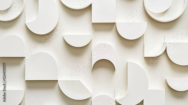 Obraz Abstract Geometric Shapes Wall Art