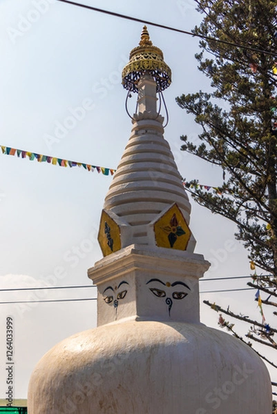 Fototapeta Small stupa located at the base of Swayambhunath, Kathmandu, Nepal