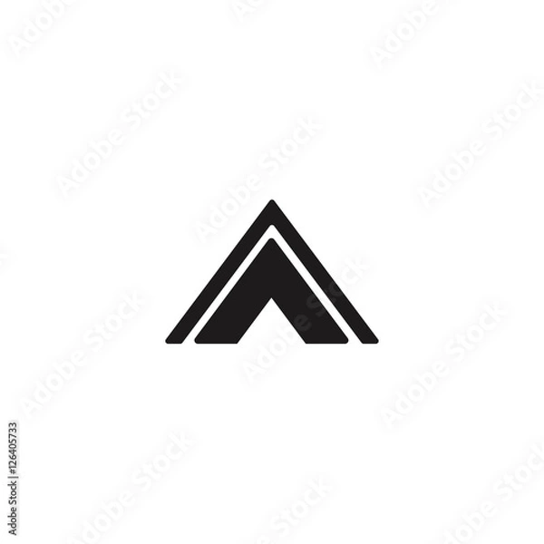 Obraz tent icon illustration vector