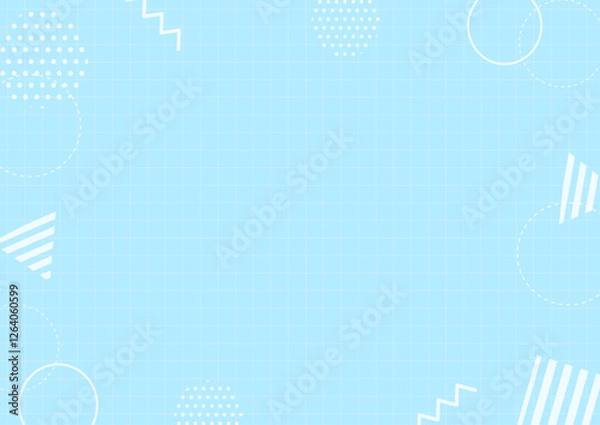 Obraz お洒落な幾何学模様のフレーム