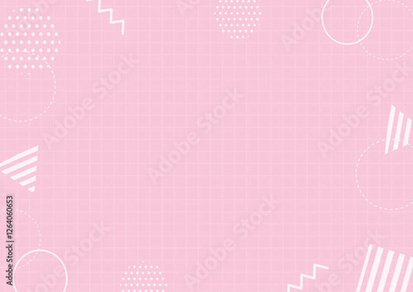 Obraz お洒落な幾何学模様のフレーム