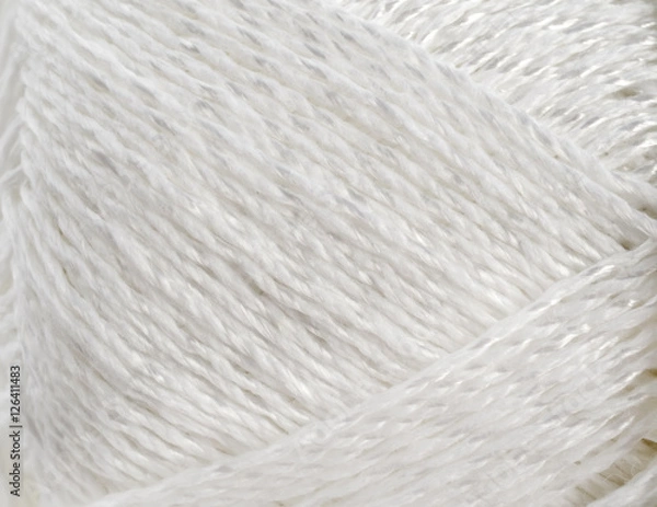 Fototapeta Threads close-up texture - filament and yarn background 