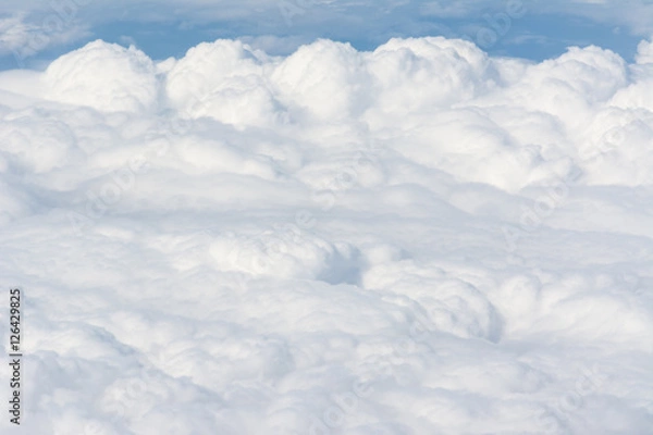 Obraz Fluffy white clouds