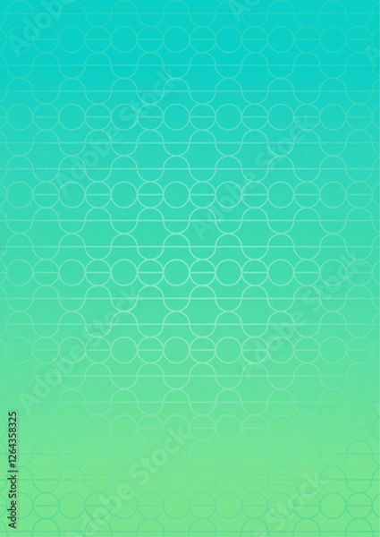 Fototapeta Geometric Gradient Background with Circle Patterns