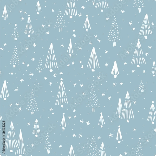 Fototapeta Christmas background pattern