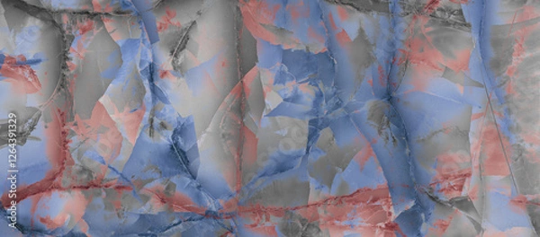 Fototapeta blue marble texture with high resolution