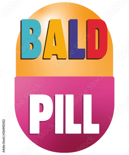 Fototapeta bald pill