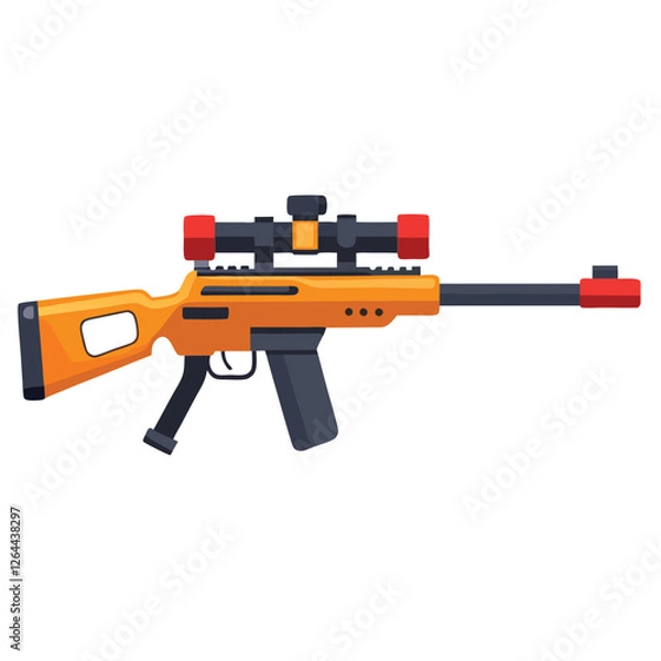 Obraz sniper vector image 