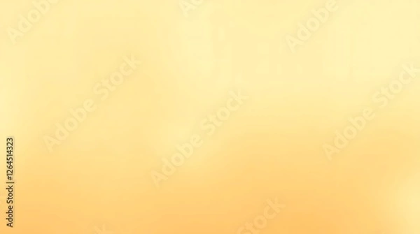 Fototapeta High-resolution abstract background image featuring a minimalist design, using a gradient transition from pale yellow to soft orange, creating a smooth and subtle effect.