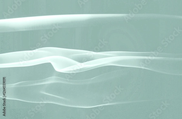 Fototapeta Light Teal Noise and Static Abstract Background for Modern Designs