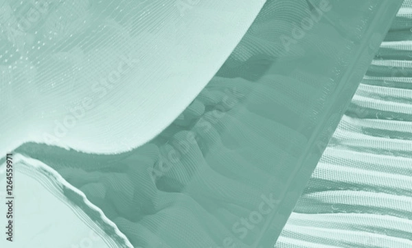 Fototapeta Light Teal Noise and Static Abstract Background for Modern Designs