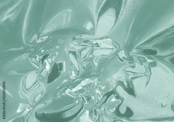 Fototapeta Light Teal Noise and Static Abstract Background for Modern Designs