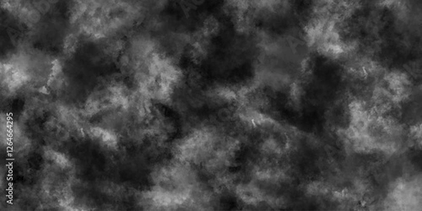 Fototapeta Dark Cloudy Smoke Texture High-Resolution Grunge Fog Background Abstract Misty Overlay for Photoshop, Digital Art, Horror Designs, and Cinematic Effects