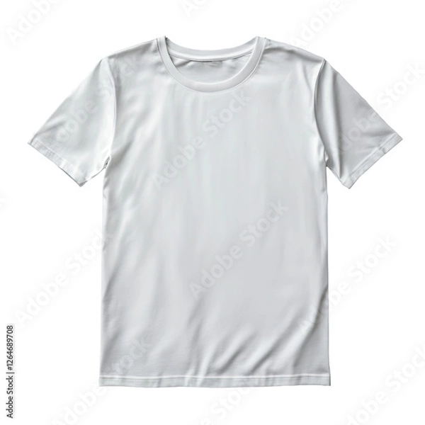 Fototapeta White T-shirt mockup, black background, apparel design (11)