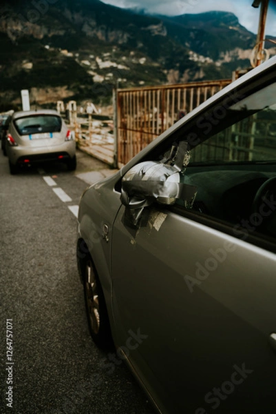 Fototapeta Szkoda samochód