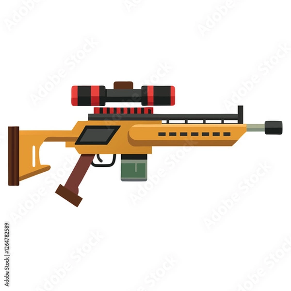 Obraz sniper vector image