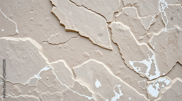 Obraz Light brown-gray grunge background. Old stone wall. White stone texture. Stone background. Abstract grunge stone background.