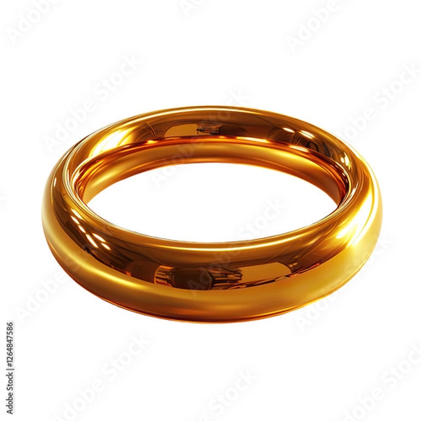 Fototapeta Golden Ring: A Symbol of Power and Magic