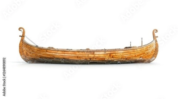 Obraz A wooden Viking ship