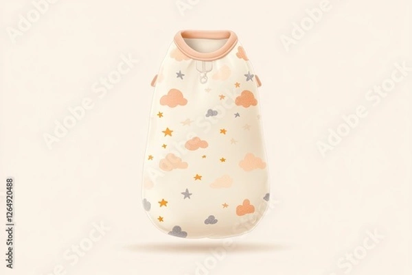 Fototapeta Comfortable sleep sack for babies providing safe and cozy nighttime solutions for newborns and toddlers