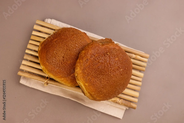 Obraz Roti Boy or Mexican Coffe Buns is Bread with Coffe Flavored. 