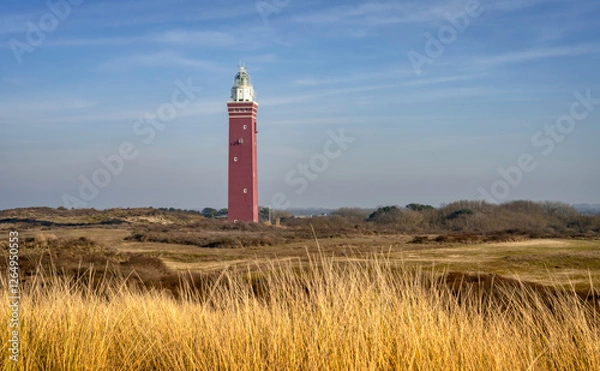 Obraz Lighthouse Ouddrop in the dunes