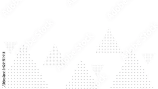 Obraz Minimalist  geometric pattern background with triangle and dot pattern.