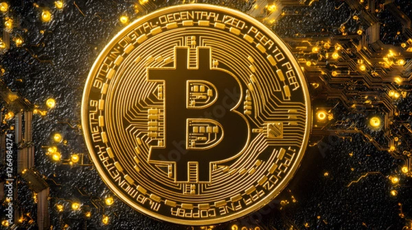 Obraz Cryptocurrency: Exploring Digital Decentralized Peer-to-Peer Currency