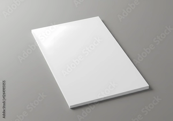 Fototapeta Blank Paper Mockup: High-Quality Templates for Realistic Design Presentations – Ideal for Creative Projects