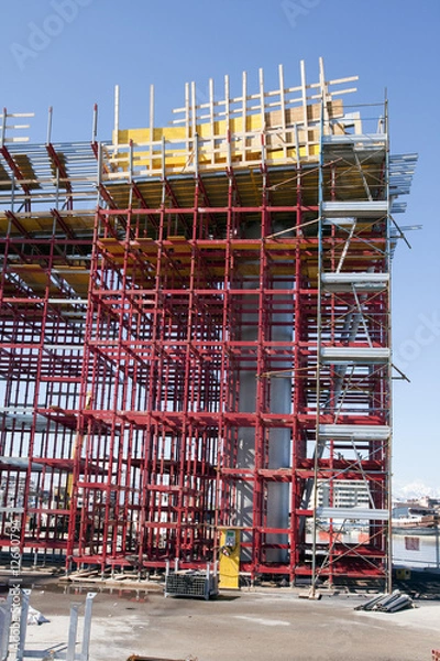 Obraz Constructing bridge