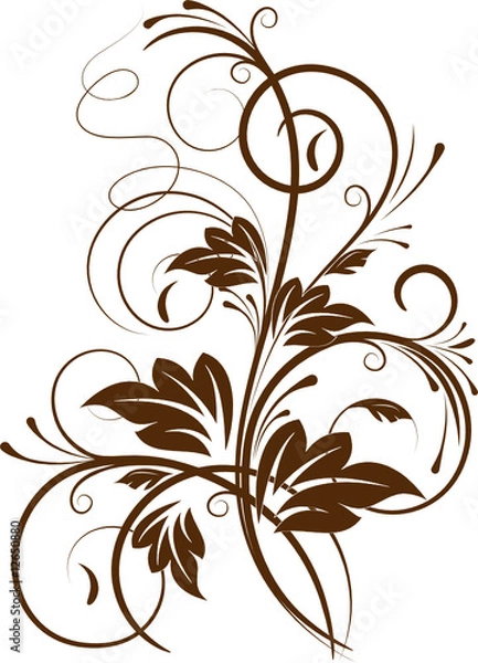 Fototapeta Floral design element