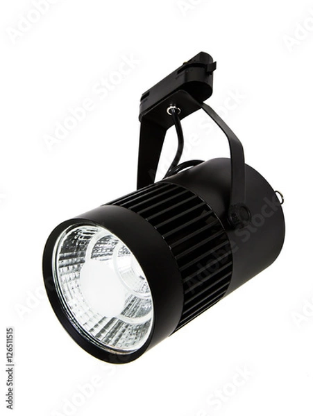 Obraz LED down light on white background