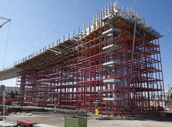 Obraz Contruction bridge