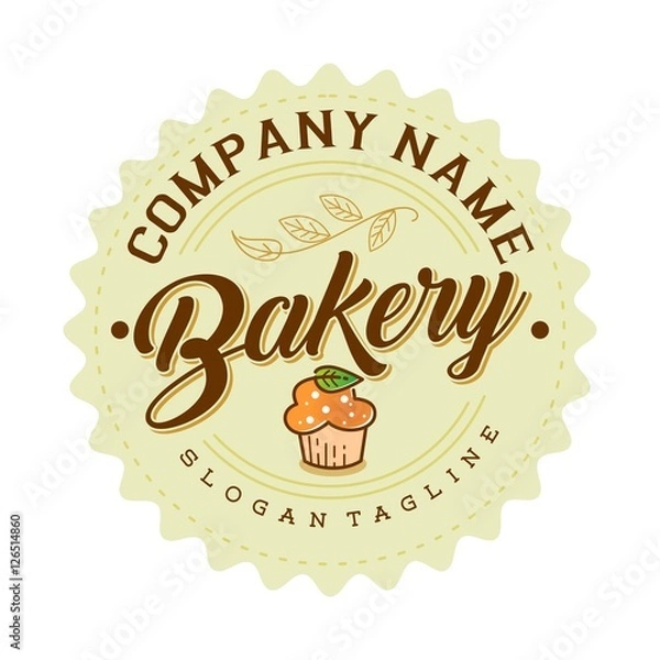 Obraz bakery vector logo