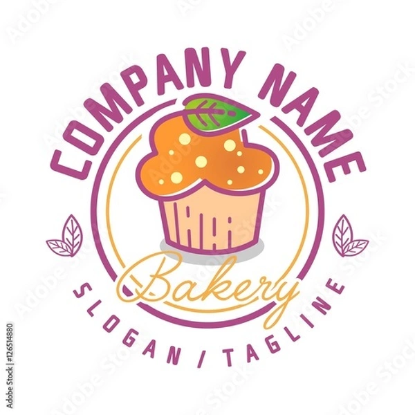Obraz bakery vector logo