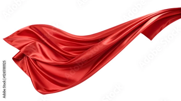 Obraz red satin fabric