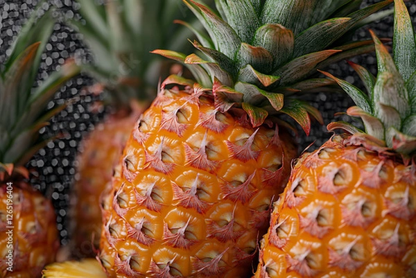 Obraz ripe pineapple on the table