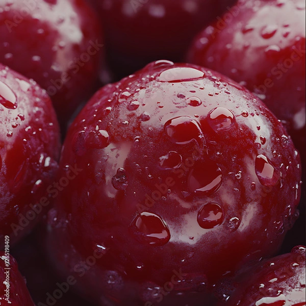 Obraz wet cherries on the water
