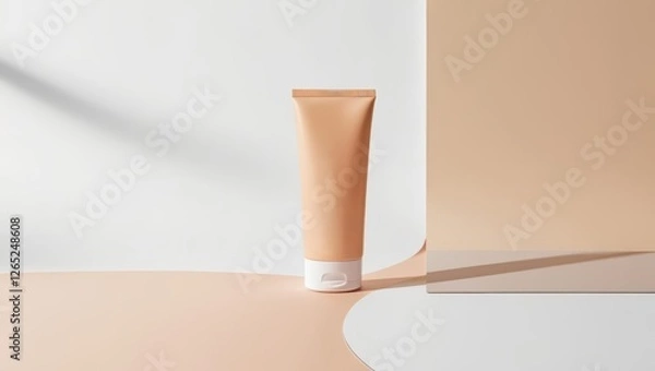 Obraz sunscreen advertisement, sunscreen products, summer