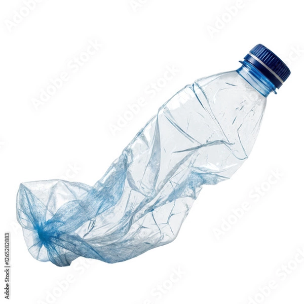 Obraz crumpled plastic bottle PNG