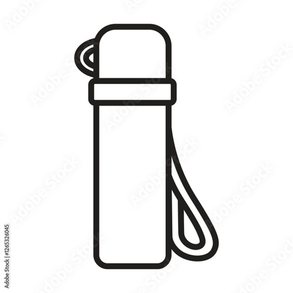 Obraz Thermos icon vector design template