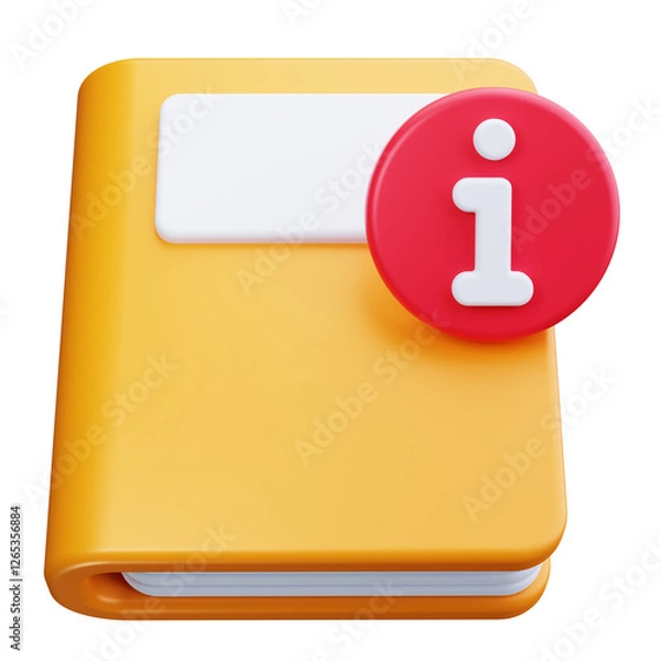 Fototapeta user guide 3d render icons