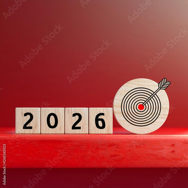 Obraz Happy New Year 2026 Goals and Business Success