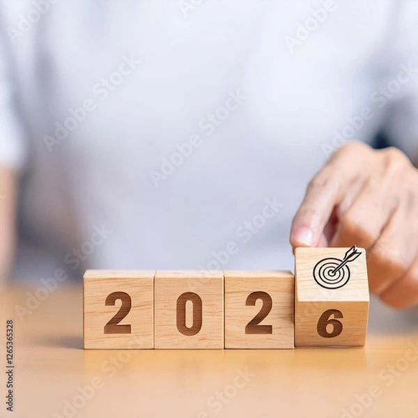 Obraz Happy New Year 2026 Business Planning Strategies and Goals