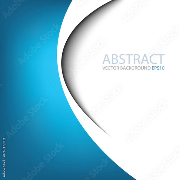 Obraz graphic vector curve line overlap background for text and message design
