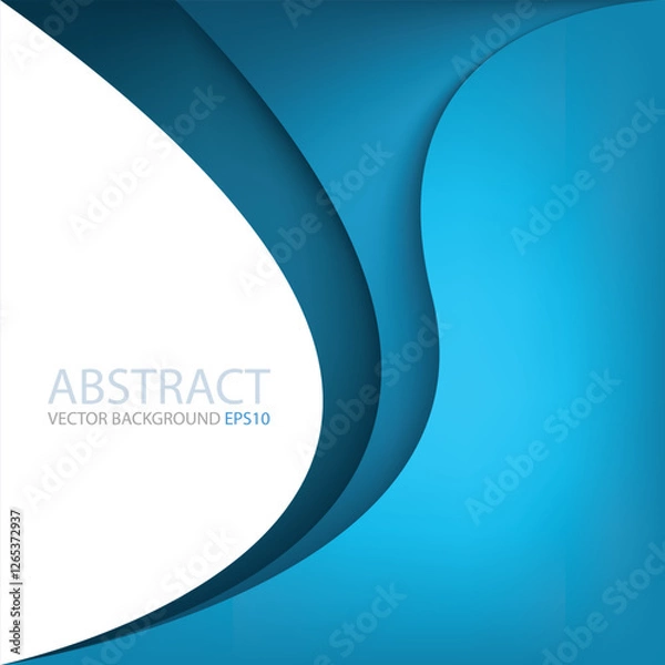 Obraz graphic vector curve line overlap background for text and message design
