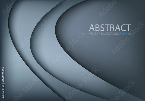 Fototapeta graphic vector curve line overlap background for text and message design
